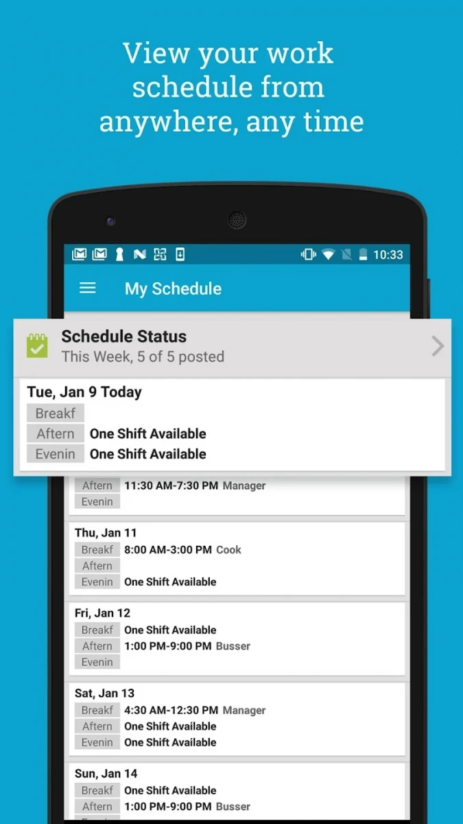 HotSchedules screenshot image 4